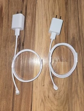 2 Pcs Google Nest Cam Charger Cable For Outdoor Camera  3.3 ft Each New 