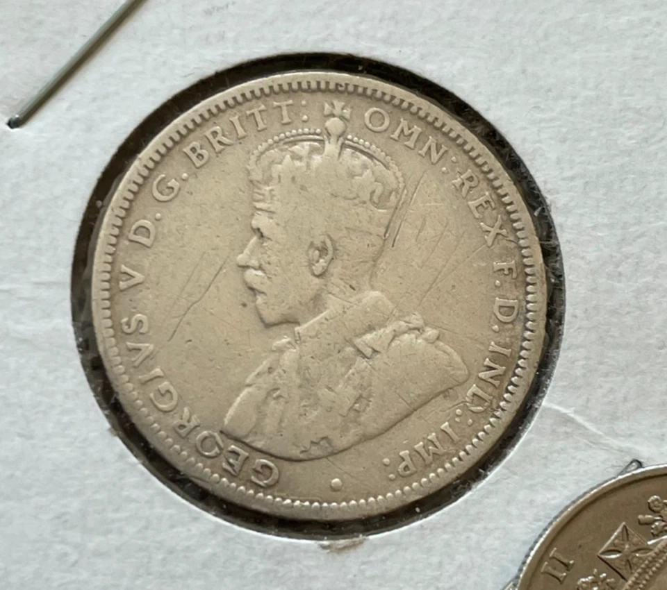 Silver One Shilling 1927+more - Image 3 of 4