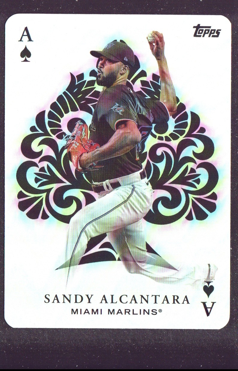 2023 Topps #AA-17 Sandy Alcantara All Aces Black #/299