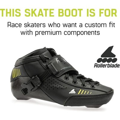 Rollerblade Nitroblade Boot Black 10.5 -Open Box