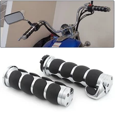 New Motorcycle Handle Bar Hand Grips For Harley Road King Softail Electra Glide
