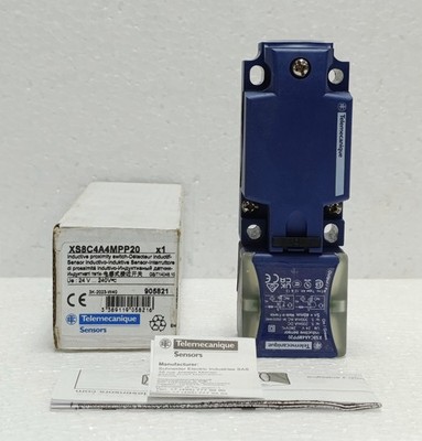Telemecanique XS8C4A4MPP20 Inductive Proximity Sensor Switch 40mm 24-240V AC/DC