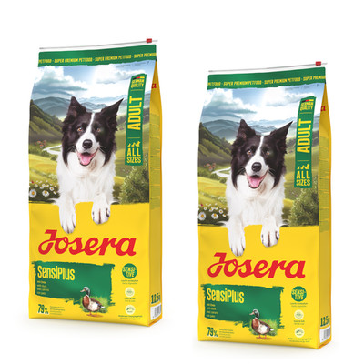 2x12,5 kg Josera SensiPlus Ente & Reis Premium Hundefutter glutenfrei