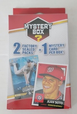 2021 Walgreens MJ Holdings Baseball (MLB) Mystery Box New Sealed 2 Packs +1 Card