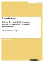 Thomas Jungmann | Reform Der Hartz IV Regelungen: Incentives Oder...