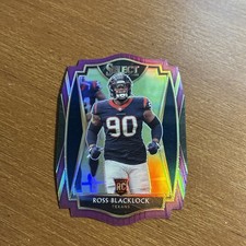 2020 Ross Blacklock Select Purple Premier Level Die Cut Rookie Parallel #194