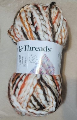 Loops & Threads TWISTED TONES Recycled Acrylic Yarn Paprika 82 yds-Discontinued!