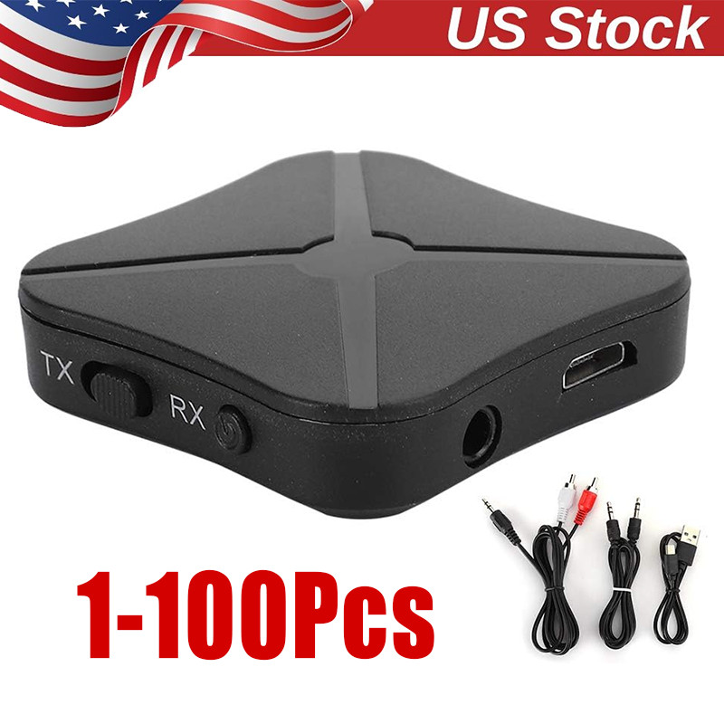 2in1Bluetooth Transmitter Receiver Wireless Adapter TV Home Stereo A2DPAudio Lot