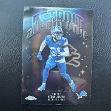 2025 Topps Chrome Football - Kerby Joseph - All Chrome ACT-23 - Detroit Lions