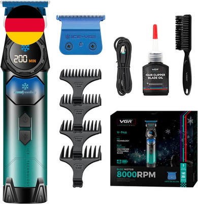 VGR 946 Haarschneidemaschine Profi Für Männer, Kabelloser Trimmer Herren Mit Kli