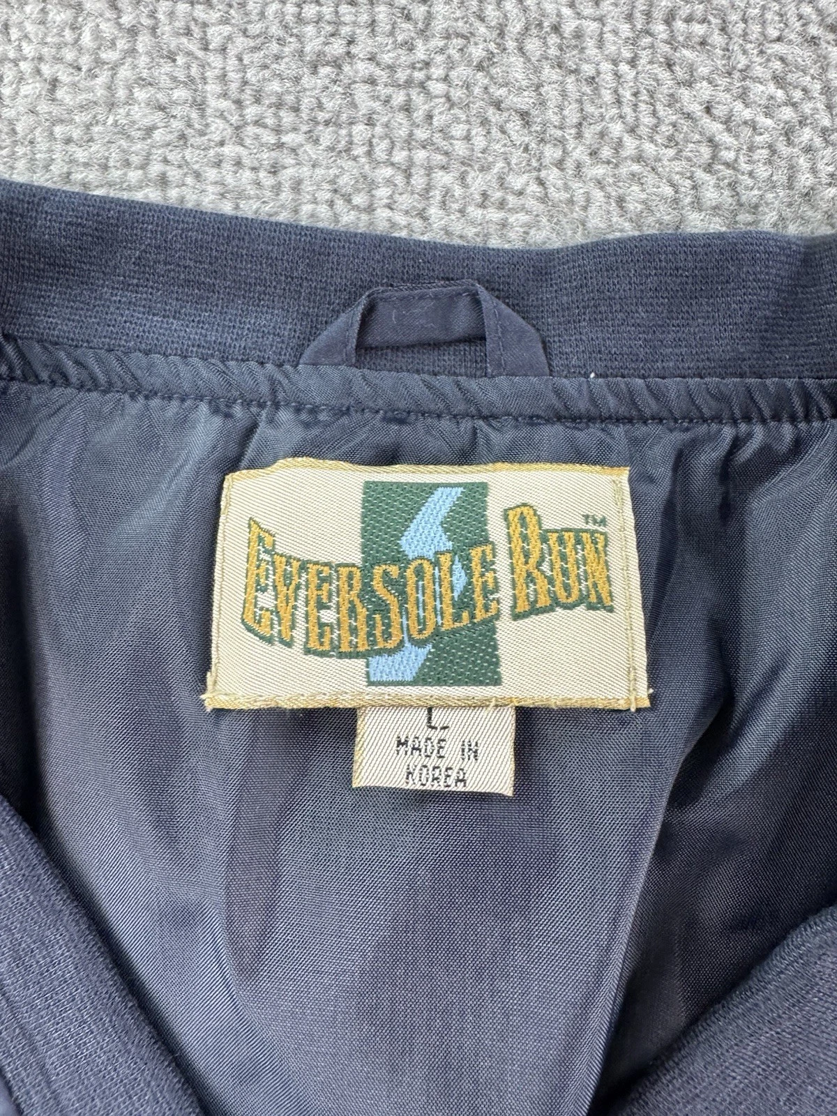NWT Vintage The Wall Street Journal Vest Mens Large Navy Eversole Windbreaker - product detail image 6