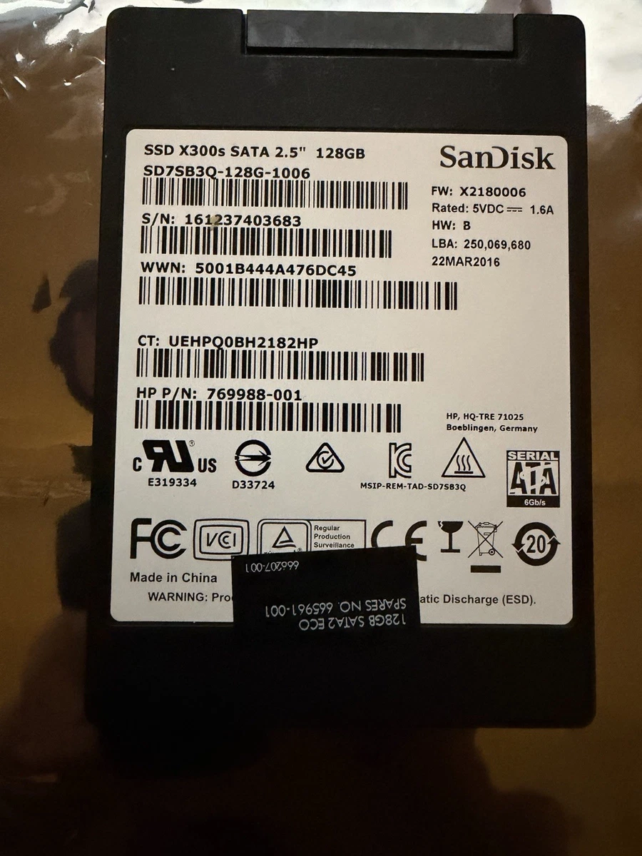 SanDisk SATA II 128 GB Solid State Drives for sale | eBay
