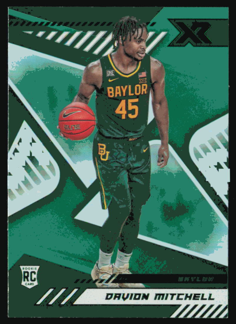 2021 Panini Chronicles Draft Picks Green #170 Davion Mitchell Baylor Bears