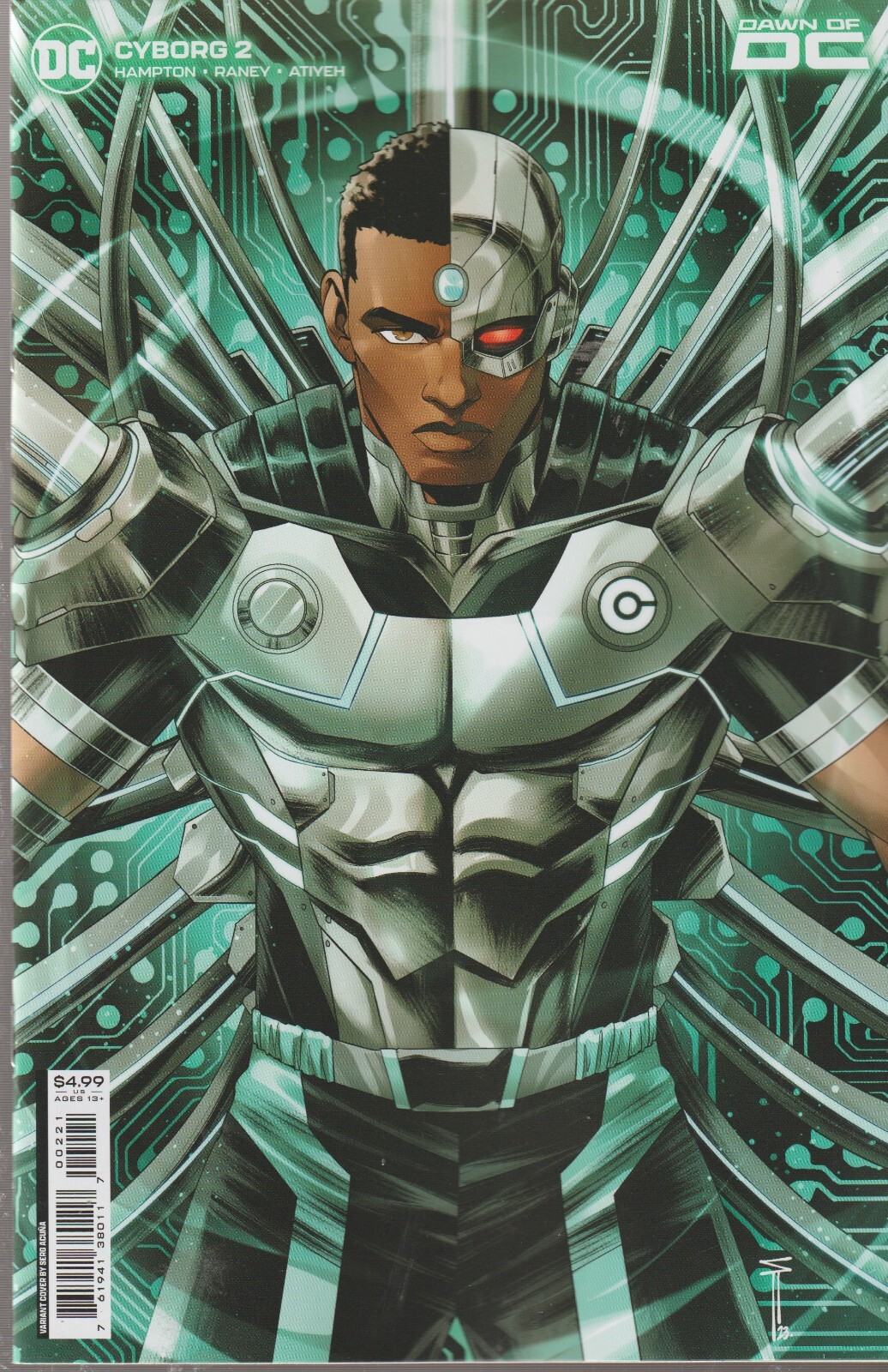 DC COMICS CYBORG #2 AUGUST 2023 VARIANT 1ST PRINT NM