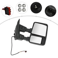 Tow Mirror For 2011 2016 Ford F450 Super Duty Right Side Heat Light Tow Mirror For 2011 2016 Ford F450 Super Duty Right Side Heat Light