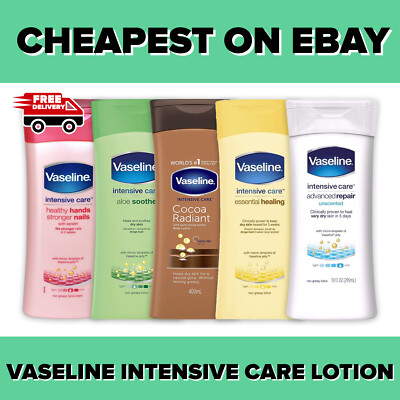 Vaseline Intensive Care Aloe Soothe Essential Healing Advance Repair 200ml 400ml