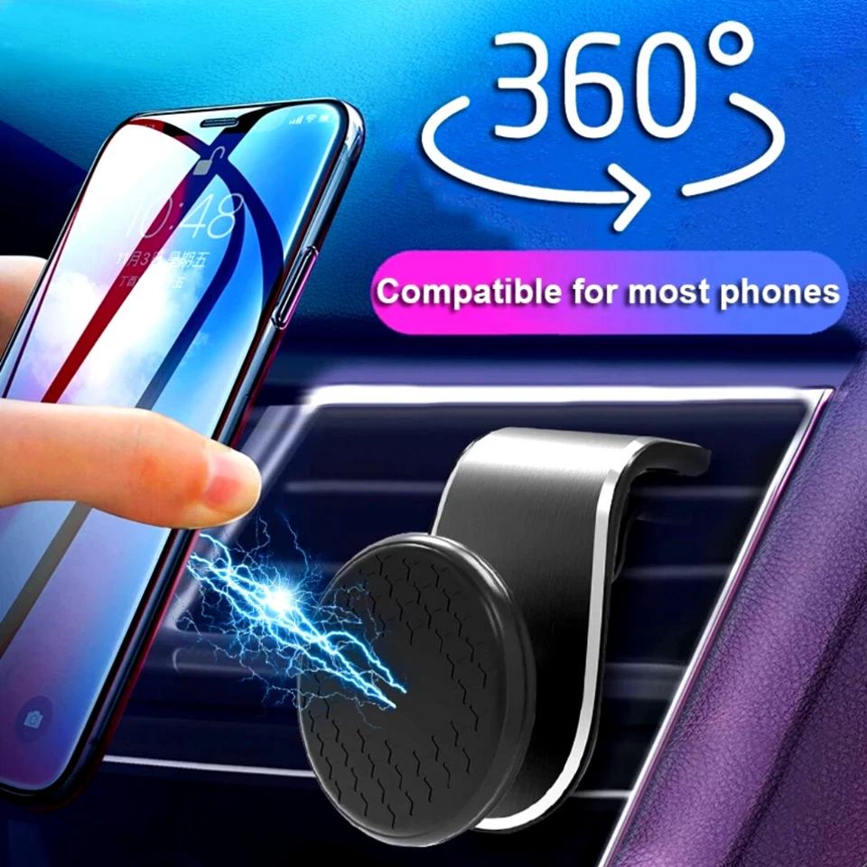 Soporte Sostenedor Estante Magnetico De Telefono Celular Para Auto Carro Coche - Image 3 of 4