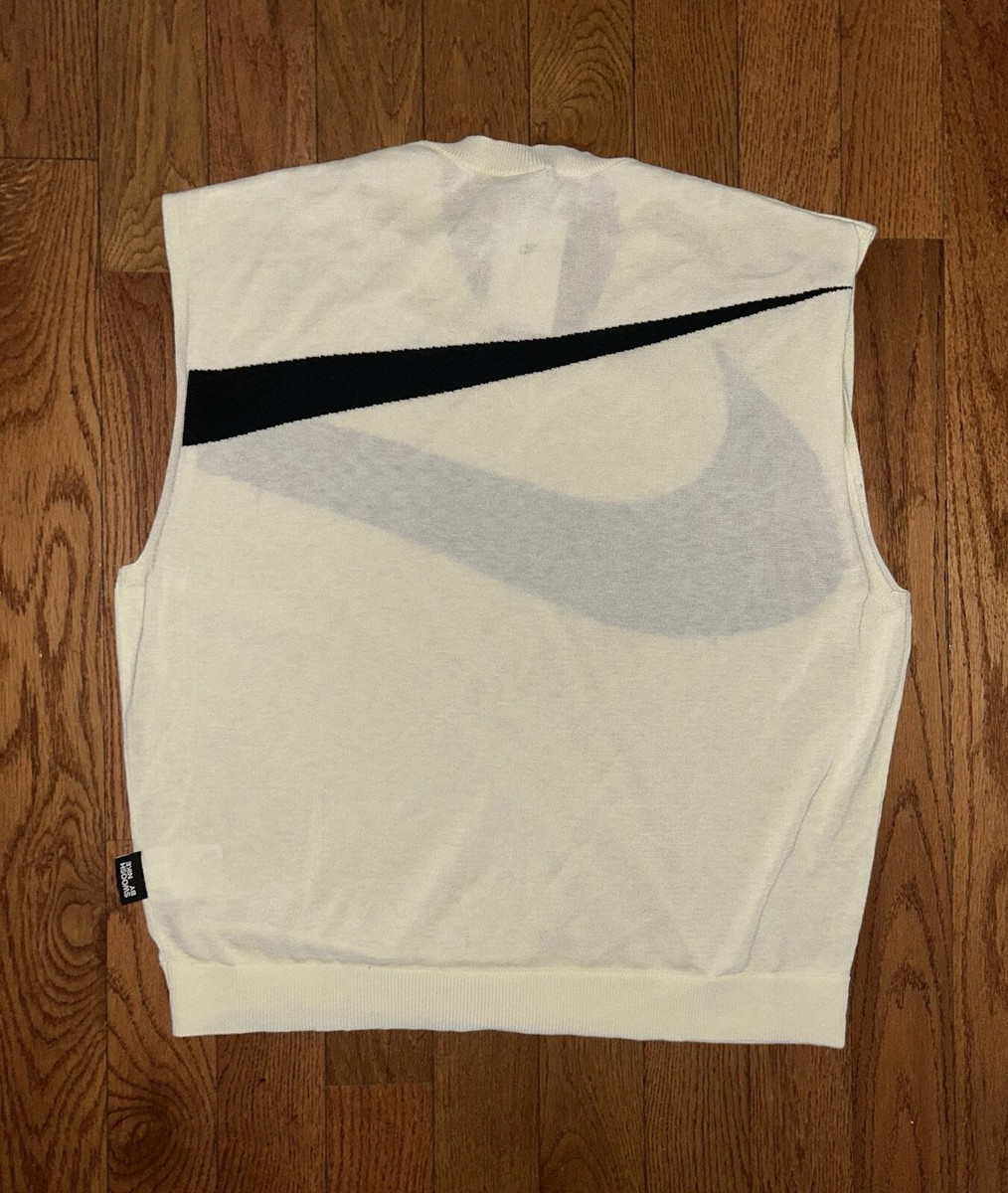 Nike Golf Swoosh V-Neck Sweater Vest Size Large NEW | eBay