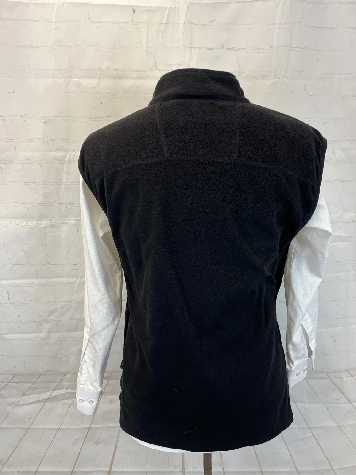 Greg Norman Men's Black Zip Poly Fleece Vest Large $158 Tasso Elba - product detail image 6