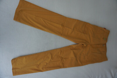ALBERTO Marty Herren Hose Sommer Freizeit Gr.98 ca W32 L34 orange dünn NEU.