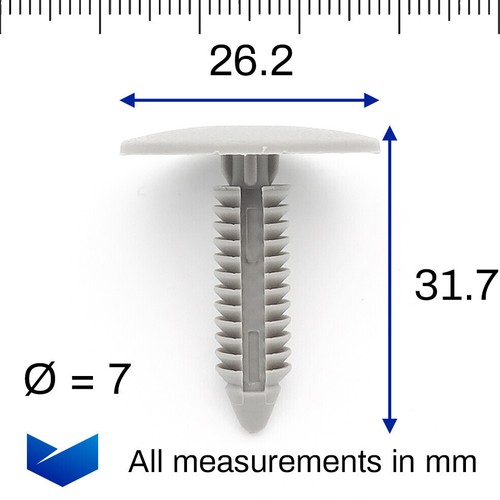 10x Forro de techo, clips de techo para algunos Ford Transit Connect, Transit - Imagen 2 de 3