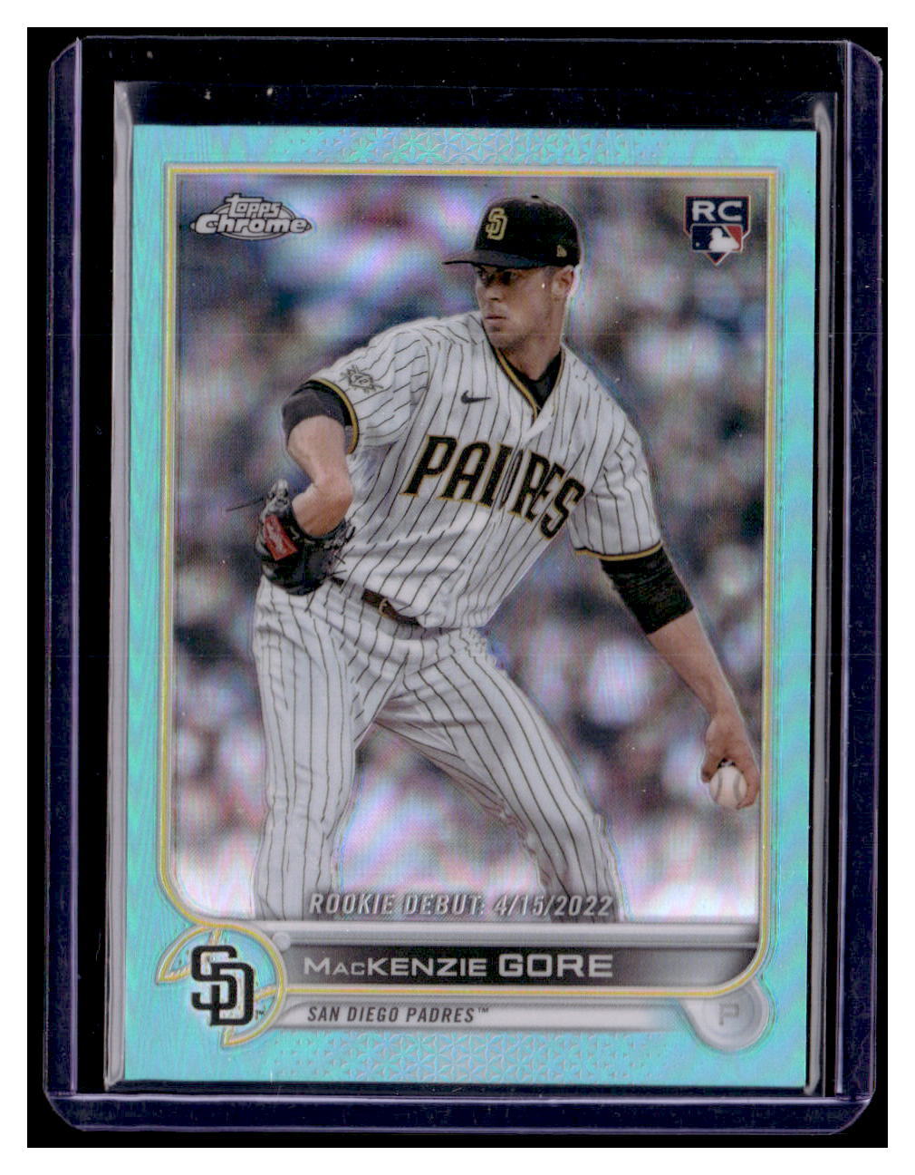 2022 Topps Chrome Update Aqua Refractors #USC19 MacKenzie Gore /250
