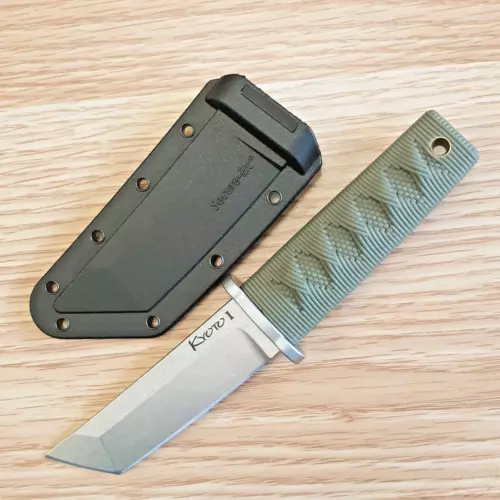 Cold Steel Kyoto I Fixed Knife 3.38" 8Cr13MoV Steel Blade Kray-Ex Handle