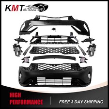 Front Bumper Grille Full Body Kit With Fog Lights For 2021-2024 Kia K5 Ex Lx Lxs Front Bumper Grille Full Body Kit With Fog Lights For 2021-2024 Kia K5 Ex Lx Lxs