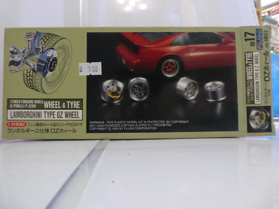 RARITÄT AUS 1990 FUJIMI LAMBORGHINI TYPE OZ WHEEL 17 INCH FORGING WHEEL PIRELLI