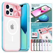 For iPhone 14 Pro Max 13 12 11 X XS XR 87SE Magsafe Clear Case Camera Lens Cover