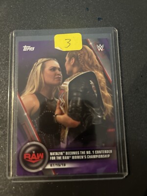 Topps Becky Lynch Natalya /99