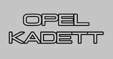 Opel Kadett • sticker • nameplate • sticker • foil lettering • outline o20