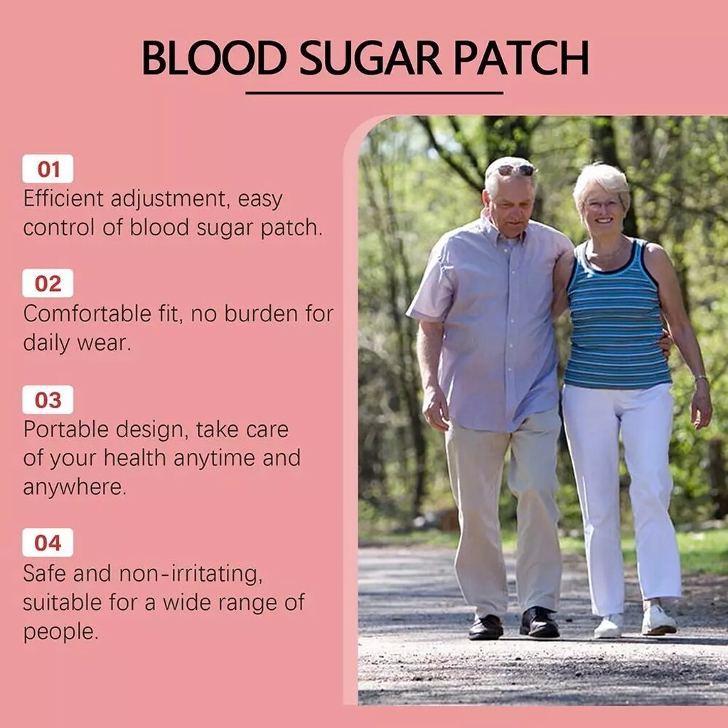 PLANT-BASED BLOOD SUGAR SUPPORT! Tigerty Diabetic Sooth Patch, Natural Regulator