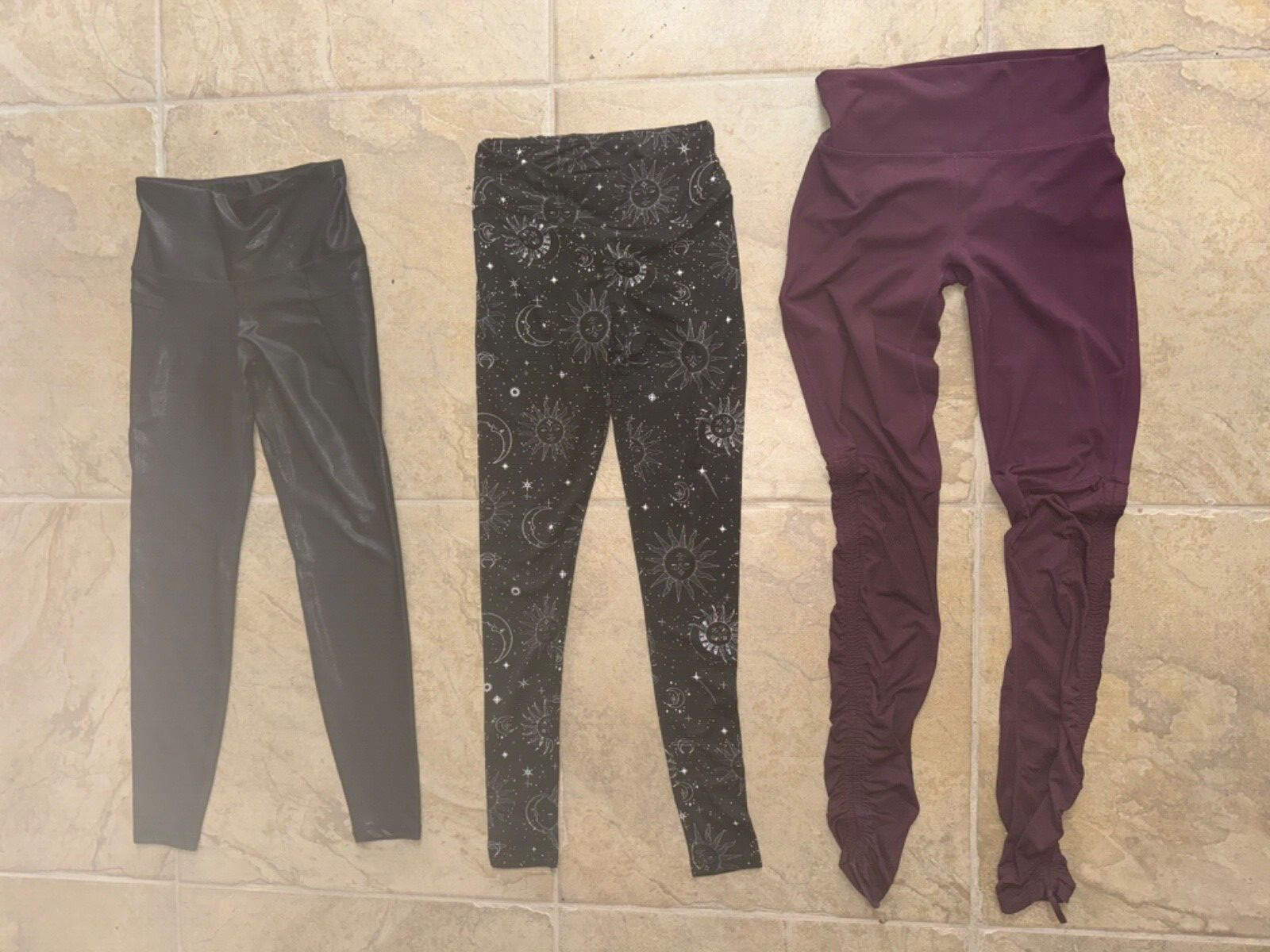 3 PAIA LEGGINGS LUNGHEZZA 36" ( Navy Street Wear Fila) DONNA TAGLIA S