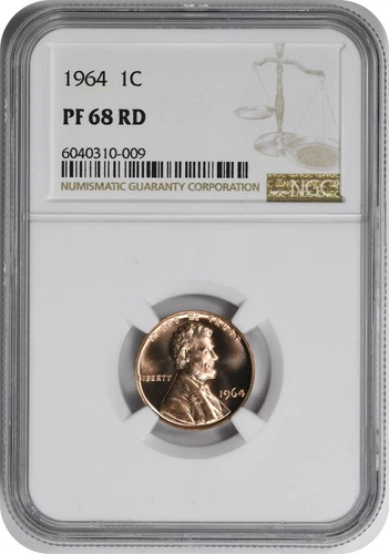 1964 Lincoln Cent PR68RD NGC