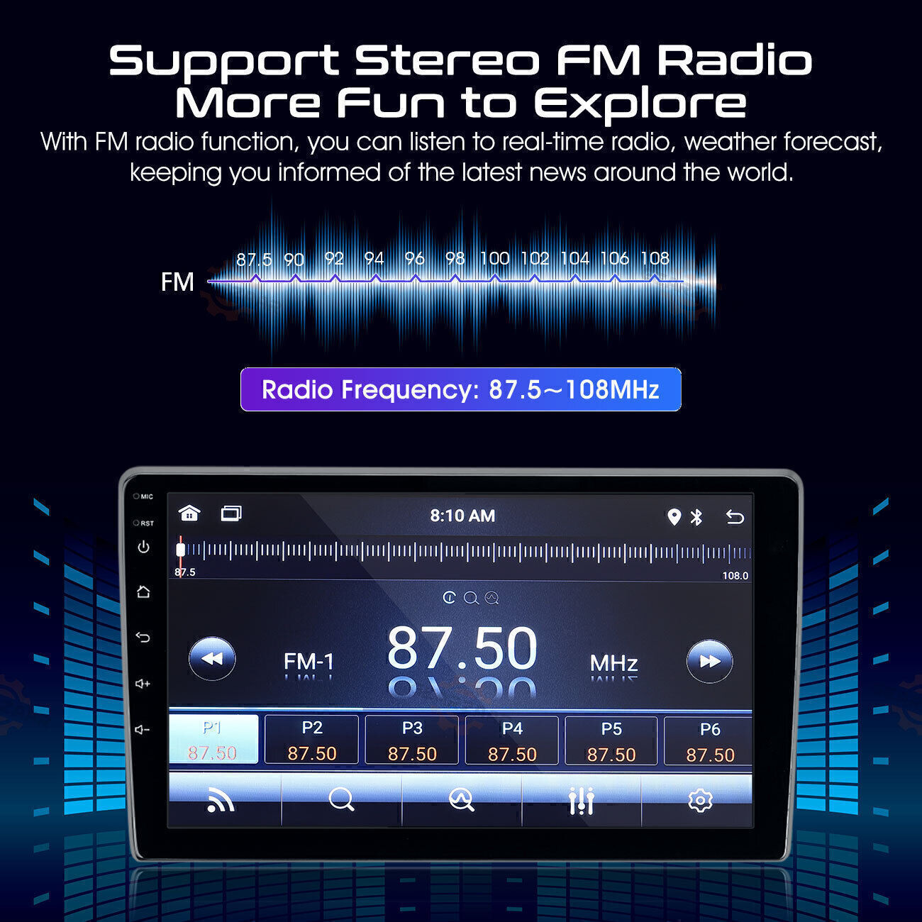 For Ford F150 2009-2012 Apple Carplay Android 13 Car Stereo Radio WiFi GPS /Kit