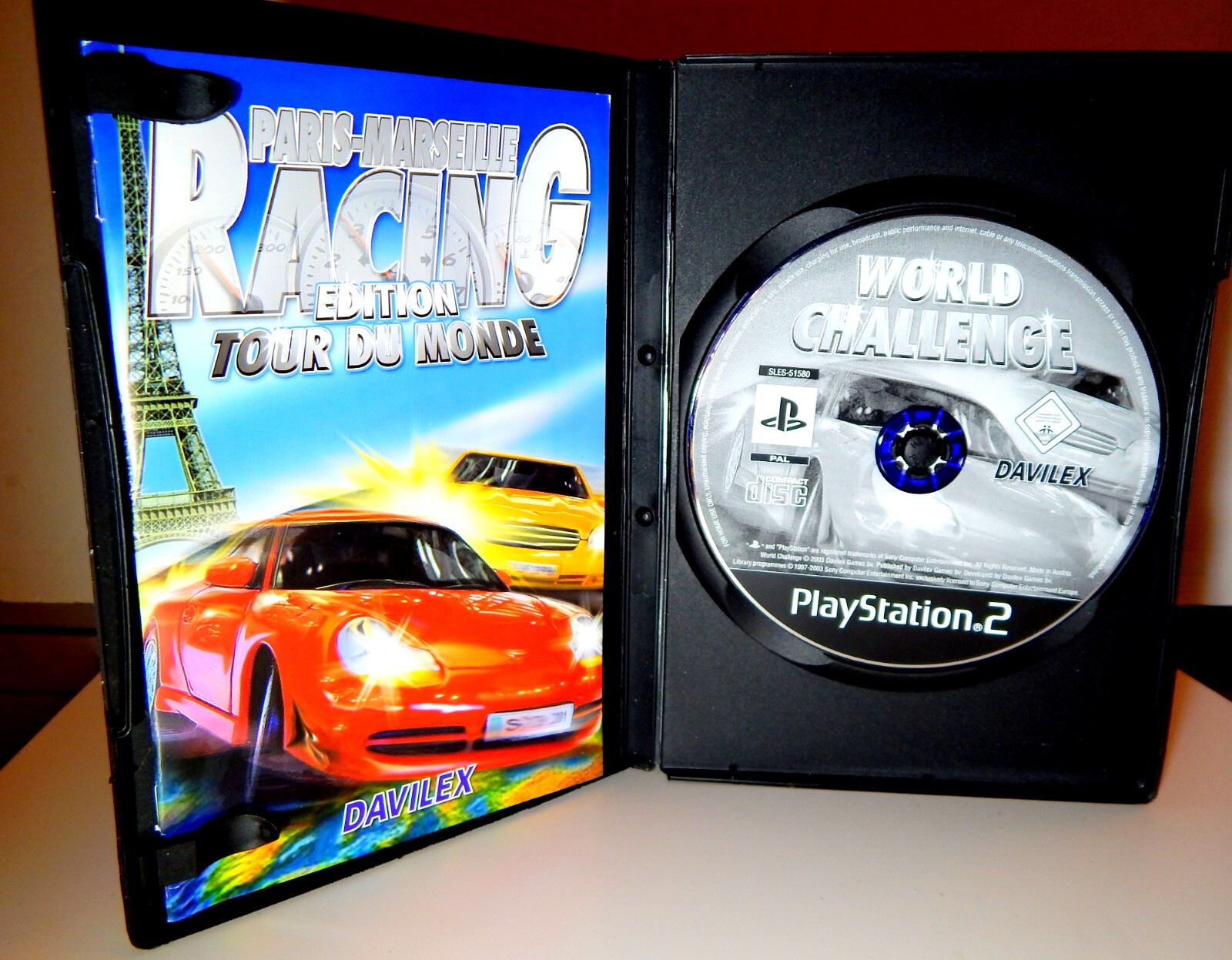 PARIS MARSEILLE RACING EDITION TOUR DU MONDE - PS2 - COMPLET - ETAT CORRECT
