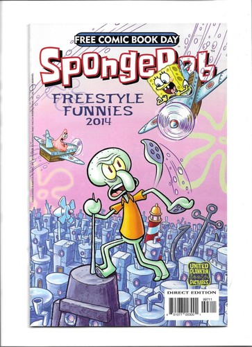 Spongebob Freestyle Funnies Free Comic Book Day 2014 United Plankton Pictures