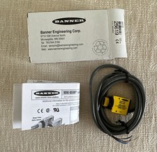 Banner SM312D Mini-Beam Series Diffuse Industry Standard Sensor New Open Box