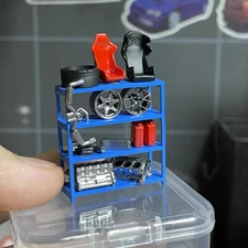 1/64 Cargo Racks Kit Diorama Scene model accessories Resin Maintenance Workshop