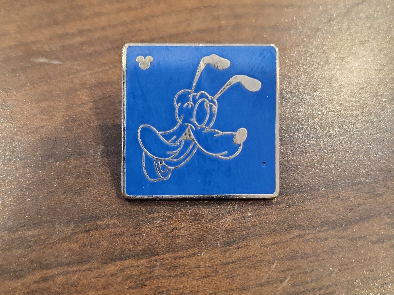 Disney Trading Pin Pluto Blue Square Character Outline Set Completer Pin