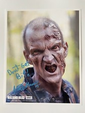 MIKE MUNDY In Person Signed Autograph 20x25cm The Walking Dead