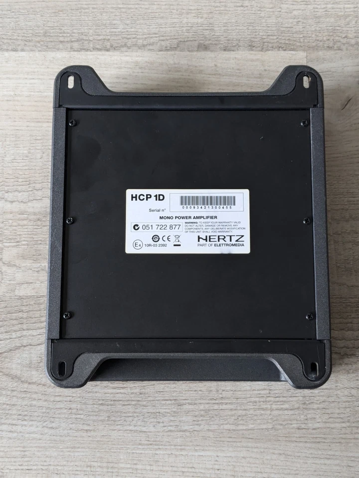 HERTZ HCP 1D Mono D-Class Power Amplifier With Crossover Amp | 1400 W Max Power  - Image 2 of 4
