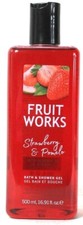 Grace Cole 16.9 Oz Fruit Works Strawberry & Pomelo Almond Oil & Vit E Bath Gel 0.89 per gallon