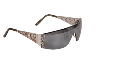 Lulu Guinness Vintage Crystal BBL004 Sunglasses Silver  display picture 3