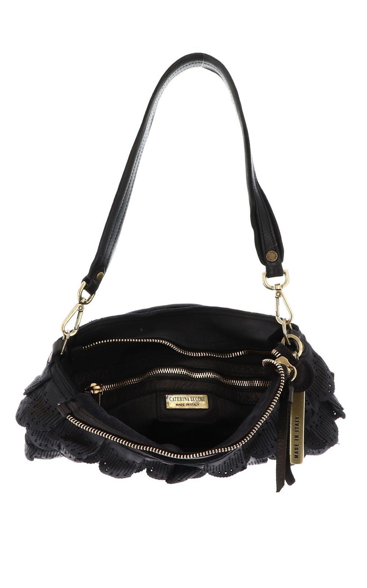 CATERINA LUCCHI Sorrento Asia Bucket Bag L Nero