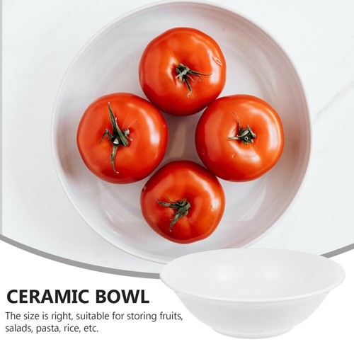 2 Pcs Ceramic Rice Bowl Porcelain Serving Bowls for Entertaining - Picture 7 of 12
