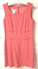 escada dress 36, double crepe wool
