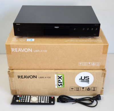REAVON UBR-X110 4K Ultra HD Blu-Ray Player w/ Box Remote Cable