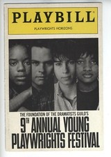 CHILD ACTOR RARE AUTOGRAPH PLAYBILL 9TH ANNUAL YOUNG MERLIN SANTANA DIED YOUNG